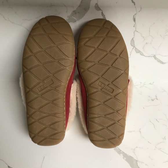 L. L. Bean Women’s Wicked Good Suede Moccasins US 5 M Dark Red - Picture 8 of 8